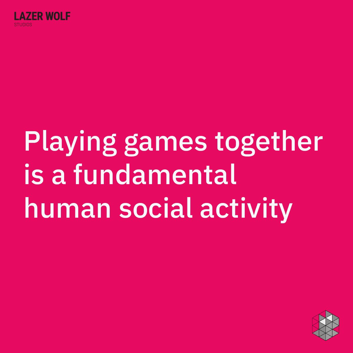 lazerwolfstudi1's tweet photo. We’re putting users and the social experience in the center of our AR tabletop games solutions 
#gaming #AugmentedReality #tabletopgaming #lazerwolfstudios #humanfirst https://t.co/UCwbAJL1SQ