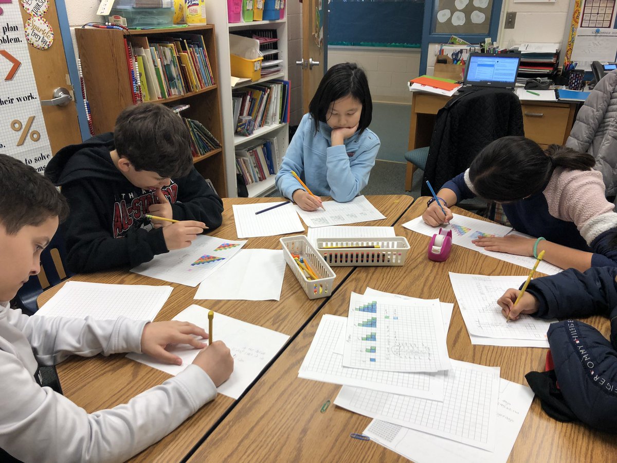 MathMosby's tweet photo. #mosbyPOG #fcpsPOG  It takes a lot of RESILIENCE to find a solution to the Staircase Problem! These ambitious 5th graders sure have a lot of it! https://t.co/rZgPlSUO1X