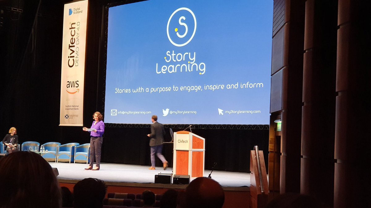 CivTechScotland's tweet photo. #CivTechDemoDay
Challenge presentation 11: How can technology help us inform and inspire primary school pupils to think differently about their future careers? Presented by Storylearning.
https://t.co/0sM96F1Wb3
#DigitalScots https://t.co/27UOGBVTbe