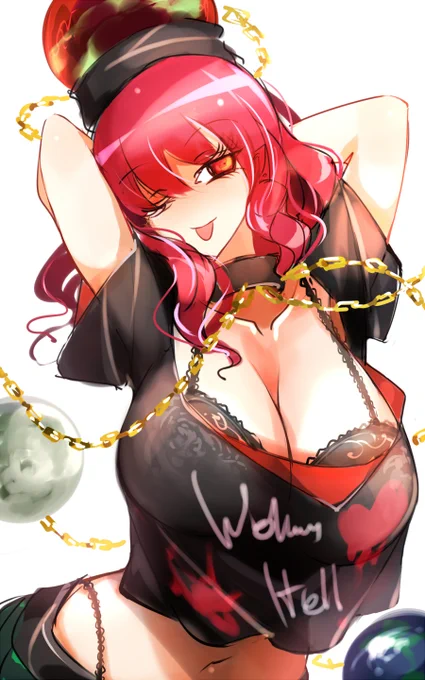 #深夜の真剣お絵描き60分一本勝負
ヘカーティアさま 