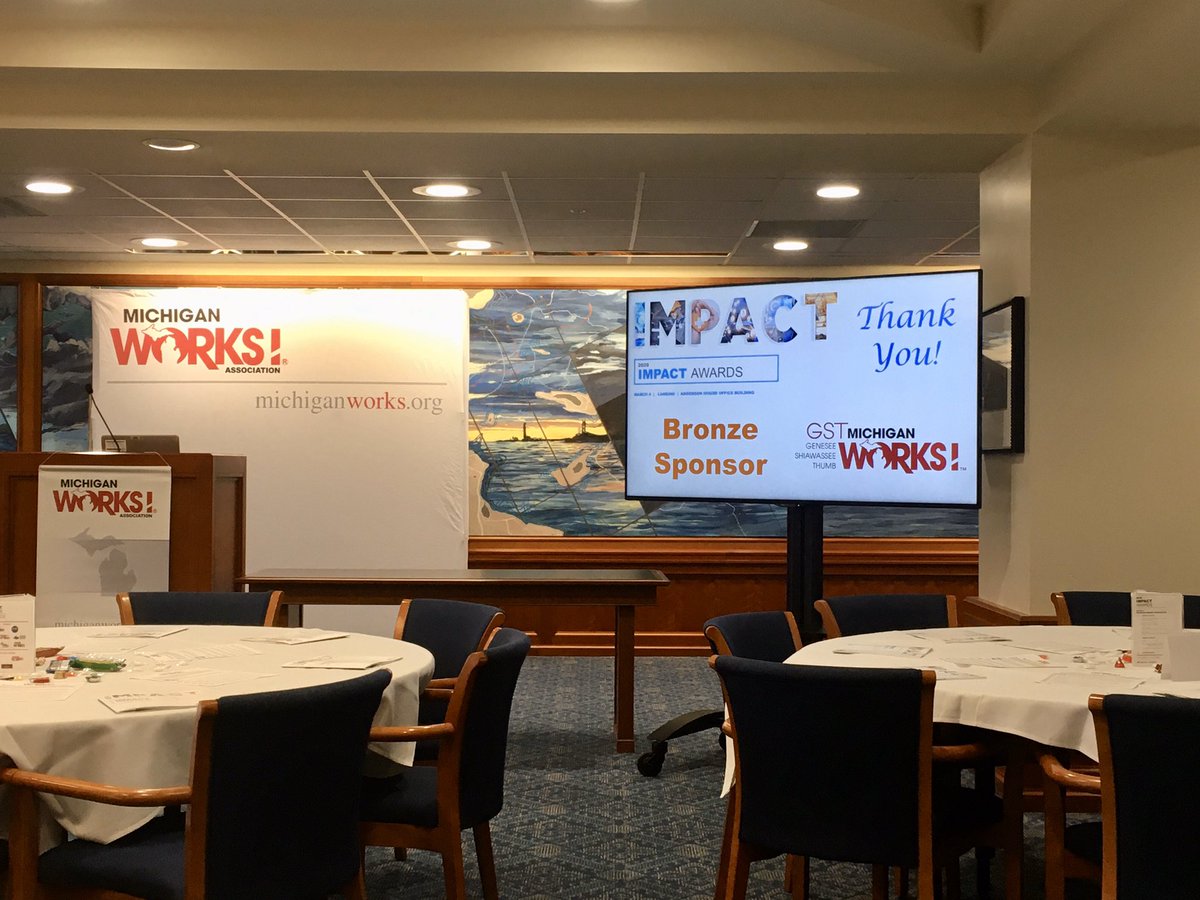 GSTMIWorks's tweet photo. Today we recognize significant accomplishments within our @GSTMIWorks & fellow @MichWorksAssn Agenciesโ communities at the #MWImpact Awards! #MIWorks @GSTJobs https://t.co/MJ5AU7eCfp
