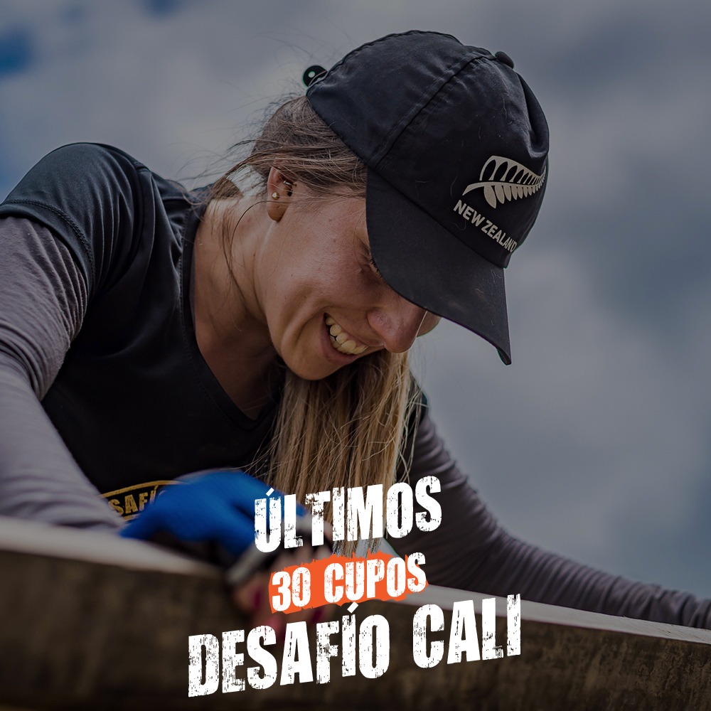 Así es ¡ÚLTIMOS 30 CUPOS PARA DESAFÍO CALI! Esta batalla esta cada vez más cerca y nosotros ya estamos ultimando todos los detalles para vivirla ¿y tú ya tienes tu entrada? #FelizMiercoles #DesafíodeGuerreros #CarrerasdeObstáculos