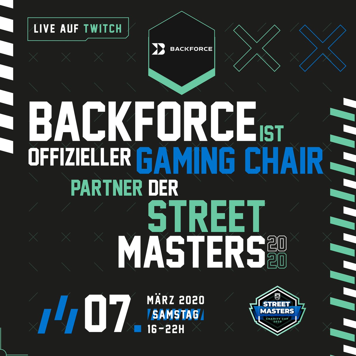 Streetmasters20's tweet photo. Wir freuen uns sehr, genau den Gaming Chair Partner am Start zu haben, den wir uns gewünscht haben. Ladies &amp; gentlemen, welcome @Backforce_gg
Mehr geht in diesem Game einfach nicht 😁🎉🙏🏼 #gamingforgood #streetmasters #ladwork #Backforce #gamingchair #Chair https://t.co/lhUqBqpp5L