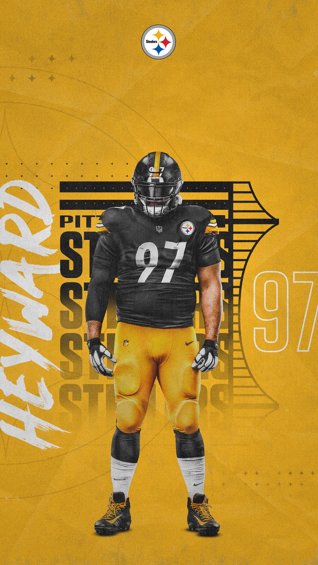 Pittsburgh Steelers iPhoneAndroid wallpaper  Android wallpaper Wallpaper  Steelers