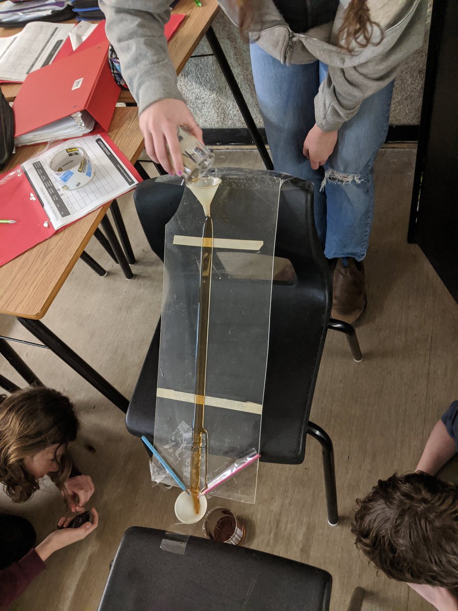 SonjaGoold's tweet image. How they decided to test the viscosity of various liquids. #handsonlearning #8Science