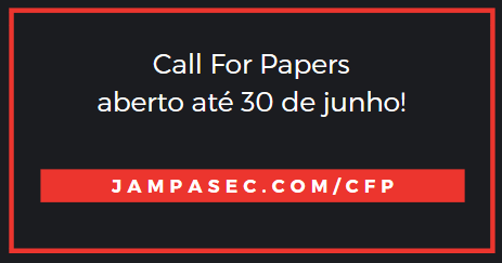 jampasec's tweet image. Só para lembrar que a fase de submissão de palestras está aberta! jampasec.com/cfp #jampasec #jampasec2020