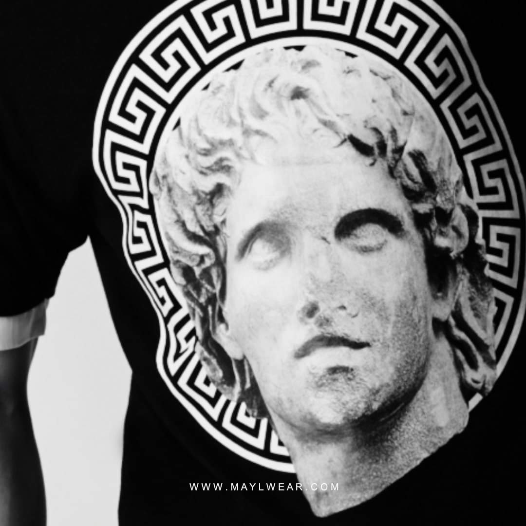 MAYLWear's tweet photo. Alexandre Le Grande t-shirt features sharp print on 100% Japanese high-quality cotton. All items are limited wearable editions designed by @piotrkopertowski_official

Alexandre Le Grande was a king at the age of 20.
.
.
.
#thestory #tshirt #collection https://t.co/TiLveBUcvf