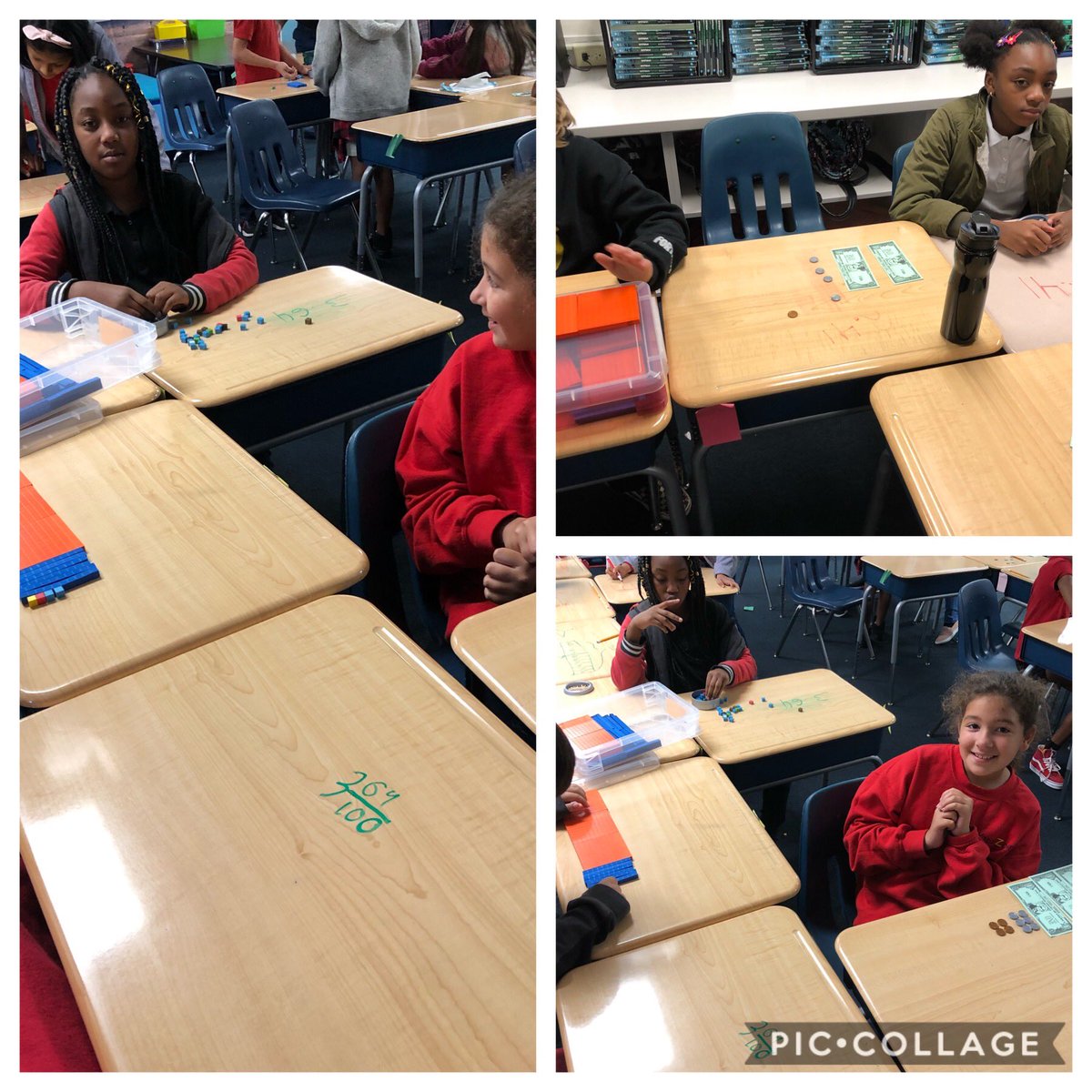 Representing decimals in numerous ways! #hhsk8knights #knightshonor