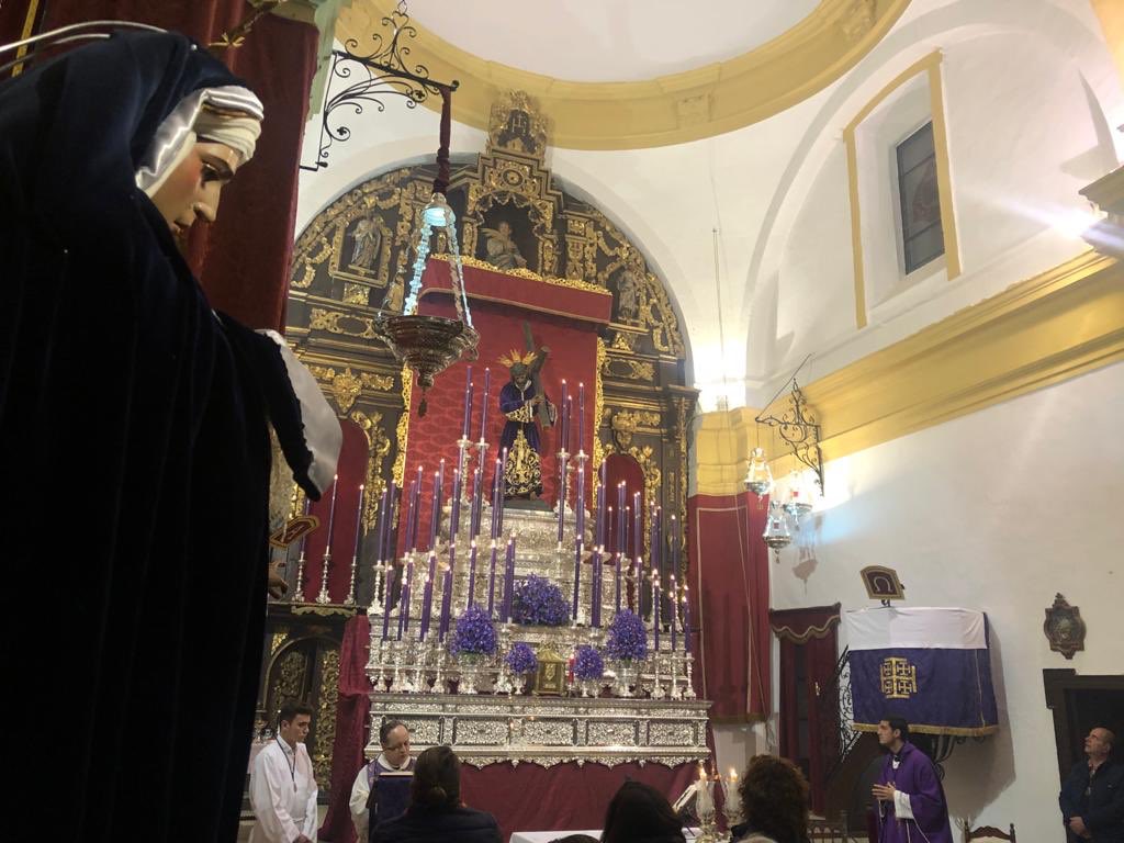 NtroJesus's tweet photo. 📸 Os mostramos algunas imágenes del segundo día (martes 03/03) de Solemne Quinario en honor a nuestro amantísimo titular Nuestro Padre Jesus Nazareno. 

Ocupa la sagrada cátedra Rvdo. D. Carlos Romero Prieto (párroco de Ntra. Sra. de las Huertas , La Puebla de los Infantes). https://t.co/I5FHgQEOGW