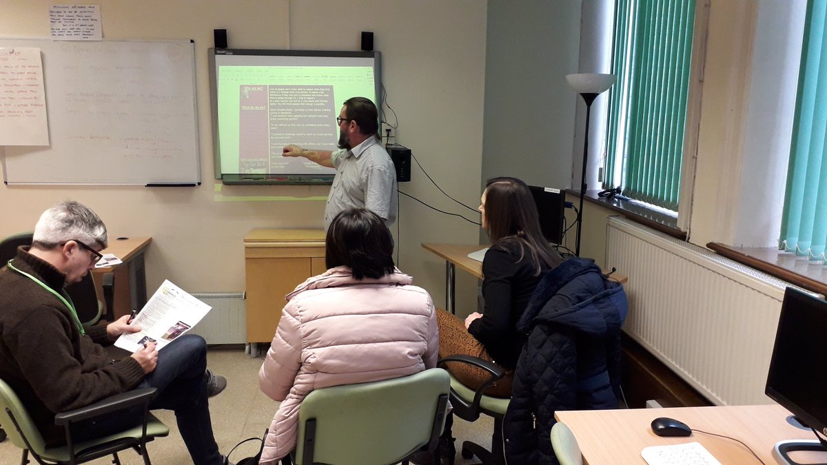 CGLKirklees's tweet photo. One of the #serviceuser reps facilitating the design of the Service User Bulletin #involvement #meettherep https://t.co/OmPNMDL9E7