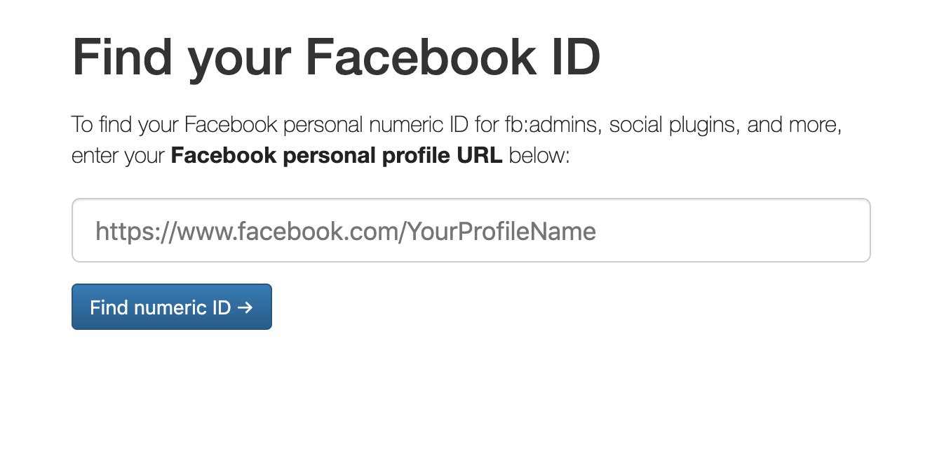 Facebook ID, Find my Facebook, Page numeric id