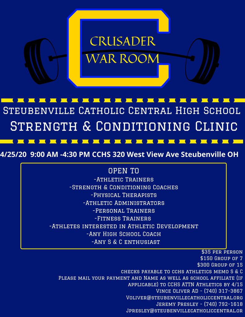 CrusaderWarRoom's tweet photo. #NHSSCA #highschoolstrengthandconditioning #knowledgeispower #powerisking #strengthandconditioning #athletes #athletesperformance https://t.co/AShLI2wl4o