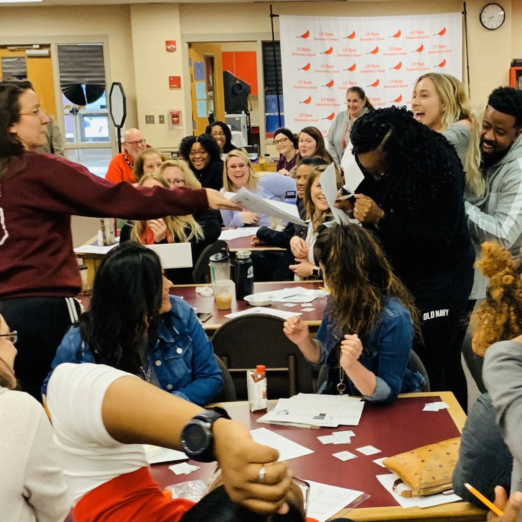 JPRyonES's tweet photo. Thank You ALT &amp; ILT for planning our #STAYCATION staff meeting complete with SwishSwish Free Throw Math, Snowball Fight Testing Strategies, Mad Gab Race to the VP and Shades of Antonyms and Synonyms! #PD #UnitedWeWin #FunForALL #WeDontNeedASnowDay https://t.co/xe5KMTKIxJ