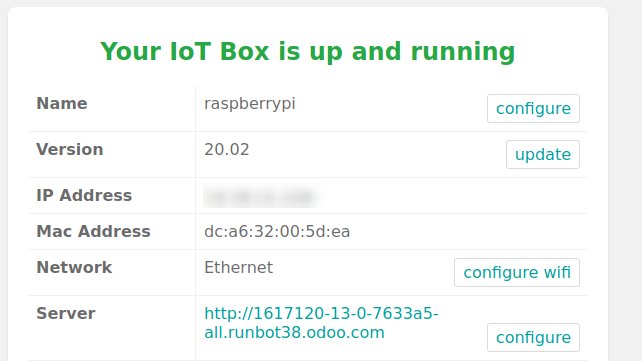 #Odoo #IoT Release of the new IoT Box V 20_20
- Integration of "auto-flash" to perform a self flash for next version of IoT Box
- From this version the box use branch of connected DB
- Release of documentation for developer: How implement your own driver odoo.com/documentation/…
