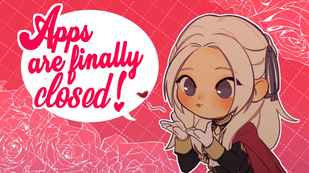 ZineEdelgard's tweet photo. The applications is finally closed! Thank you for those who applied, we received over 250+ amazing responses!

We are unable to close the apps on time but we hope that you manage to use the extra time to apply!

Promo art by the wonderful @ujugn 🖤🦅 https://t.co/t8KFgtem2u