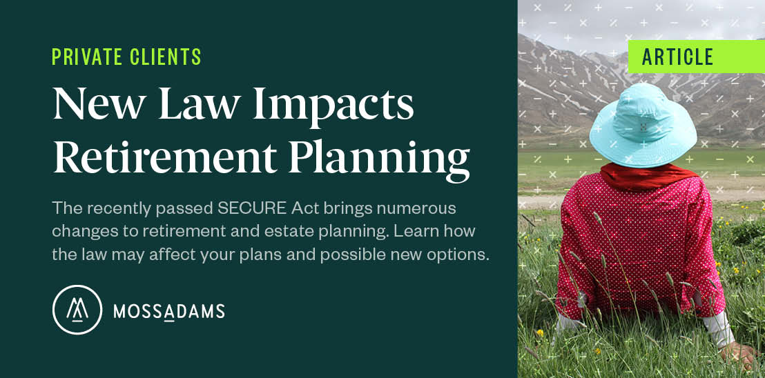 If you haven't heard of the SECURE Act, it's important to understand how it may impact your retirement and estate planning. ow.ly/aR0S50yCbgY #secureact #IRA #estateplanning