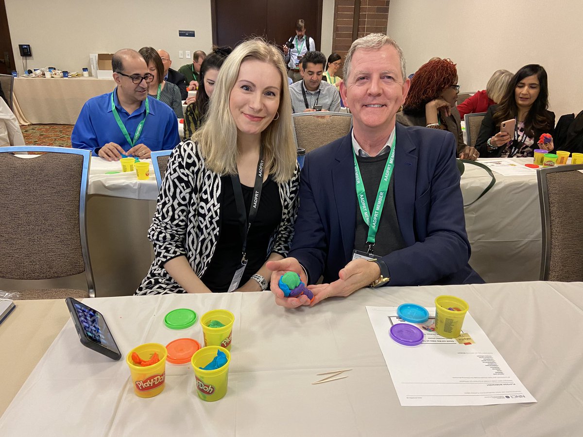 Playdoh brains!!  So fun! Clearly #AADPRT has some sculptural artists.
