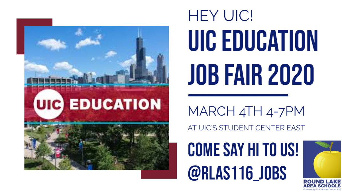 RLAS-116 HR & Jobs (@rlas116_jobs) on Twitter photo The <a href="/UIC_CollegeofEd/">UIC College of Education</a> Job Fair is here! It's TODAY 3/4/20 4-7pm. Stop by and say hi! <a href="/thisisUIC/">University of Illinois Chicago</a> <a href="/UIClife/">University of Illinois Chicago Student Affairs</a> <a href="/UIC_SPED/">UIC SpecialEducation</a> #UIC #UICCareerSvcs The <a href="/UIC_CollegeofEd/">UIC College of Education</a> Job Fair is here! It's TODAY 3/4/20 4-7pm. Stop by and say hi! <a href="/thisisUIC/">University of Illinois Chicago</a> <a href="/UIClife/">University of Illinois Chicago Student Affairs</a> <a href="/UIC_SPED/">UIC SpecialEducation</a> #UIC #UICCareerSvcs