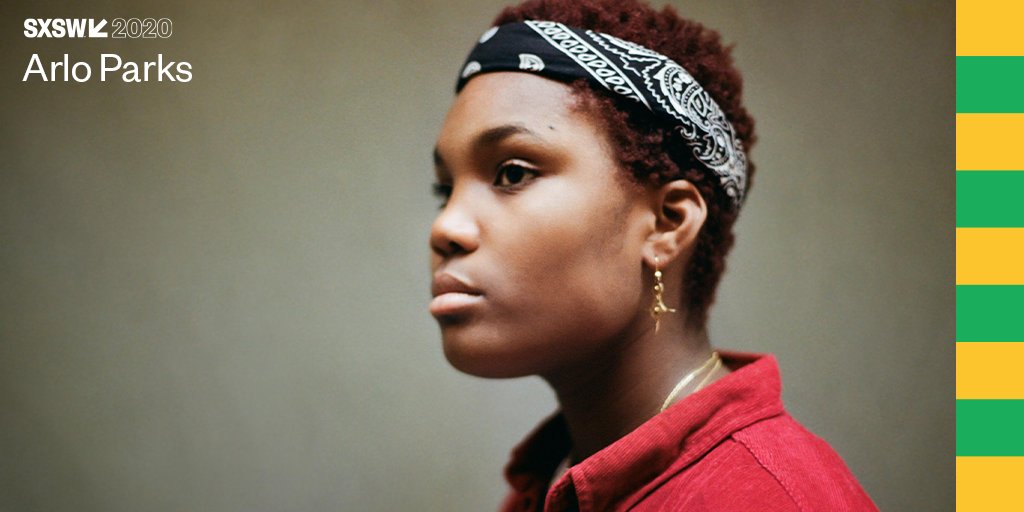 "Singer, songwriter, poet and rapper <a href="/arloparks/">Arlo Parks</a> makes pop music with soothing harmonies and crooner vocals that belie morbid lyrical imagery."–Grant Owens, <a href="/wfnm/">WE FOUND NEW MUSIC (Grant Owens)</a> 

Discover more music here: ow.ly/s6uG50yzqOG #SXSW