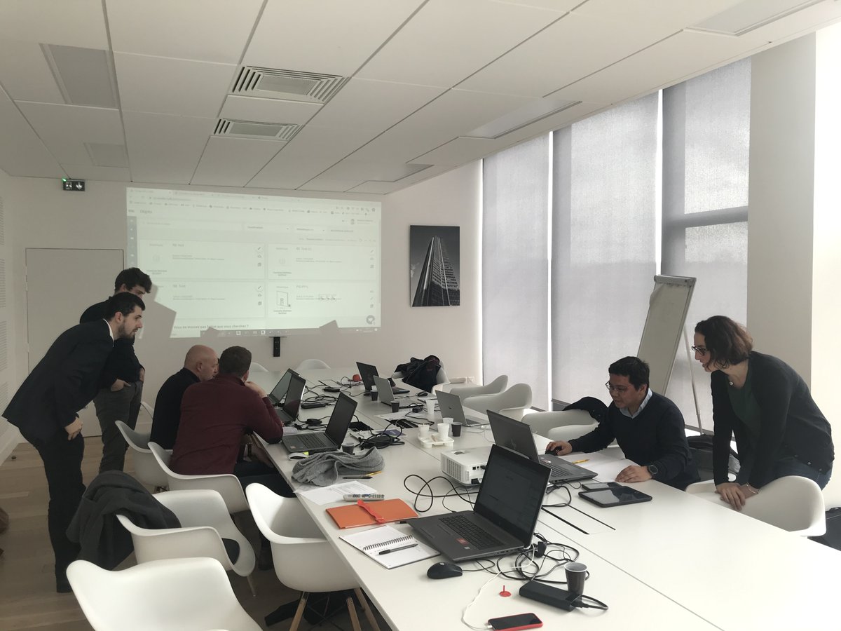 bimandco's tweet photo. [#Workshop #BIM] - Le mois dernier, Bertrand BEUDOT &amp; Damien ESCOLAN se sont rendus à Rennes au sein de La Factory by @groupeidec pour former Coralie MOREAU, Chantal MADAULE-GLEIZES, Sam LONG, Matthieu RATEAU et Christophe LLORET à #Onfly lors d'une journée riche en échanges ! https://t.co/1PoHiaslyi
