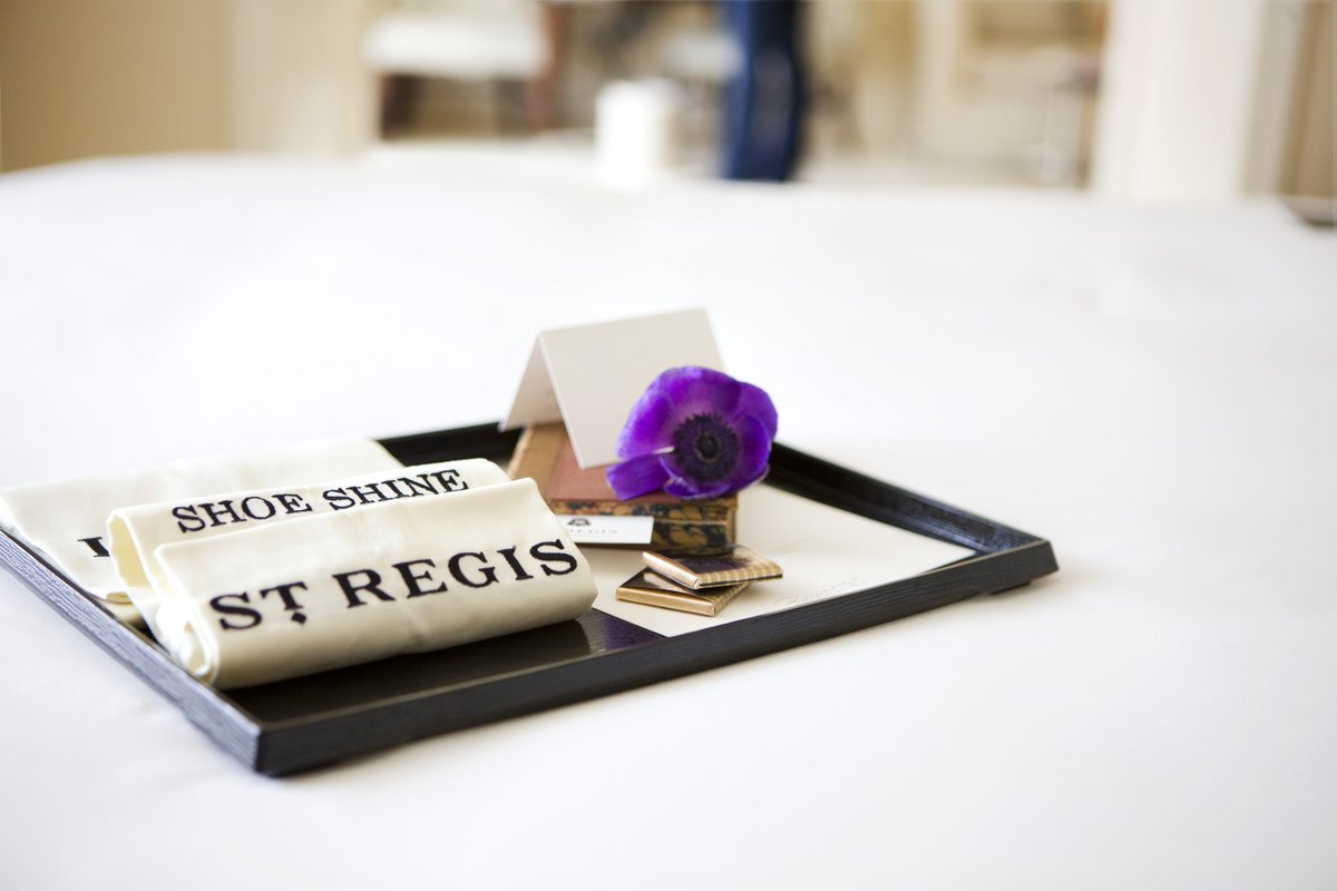 Delighting our guests with exquisite turndown service daily. #St.RegisATL #LiveExquisite