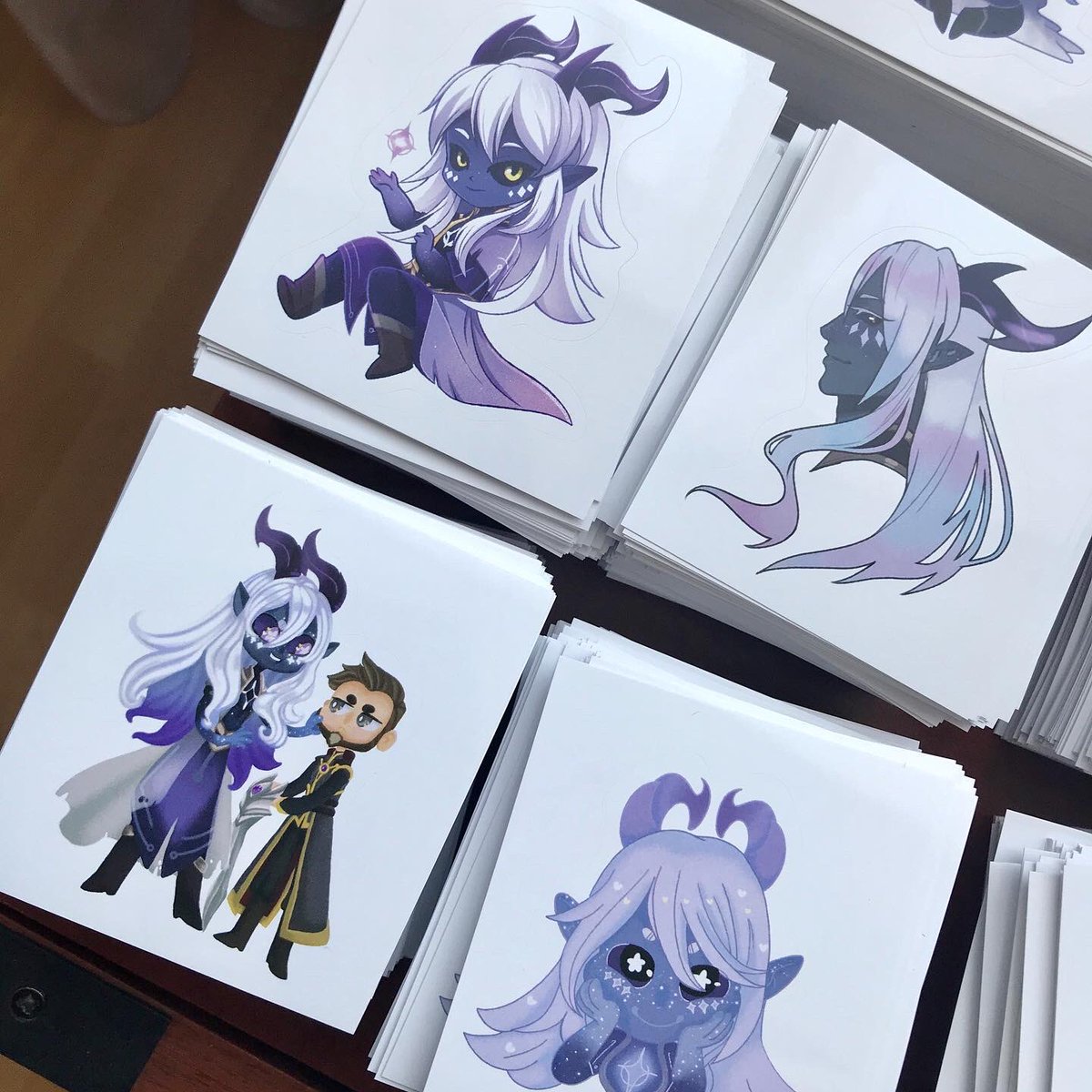 AaravosFanzine's tweet photo. ✨ Zine Production Update✨ 

Ready A5 sticker sheet and kiss-cut stickers 

#aaravoszine https://t.co/Kh9pdFZZ1m