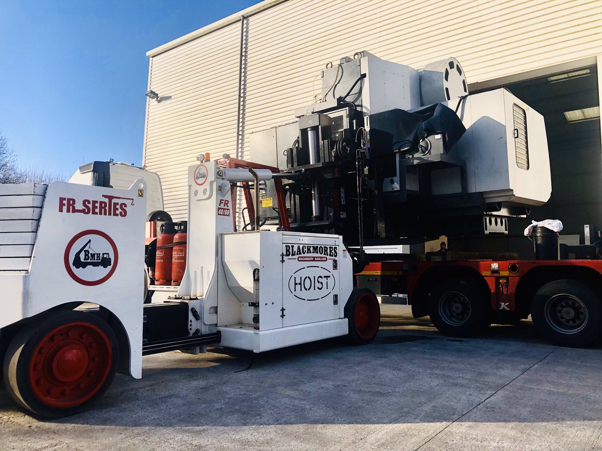 #Hoist out delivering a 21,000kg Machining centre to one of our customers.