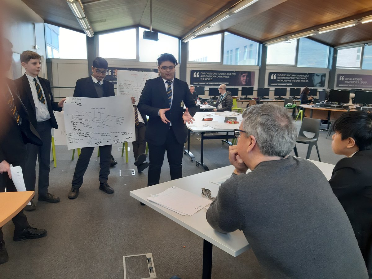 OldhamCollege's tweet photo. Over lunch, each team pitched their business ideas to industry professionals. 

This was also a networking period, where students played 'Networking Bingo' as they made connections #InspiringYouth2020 https://t.co/aM13QuGzcr