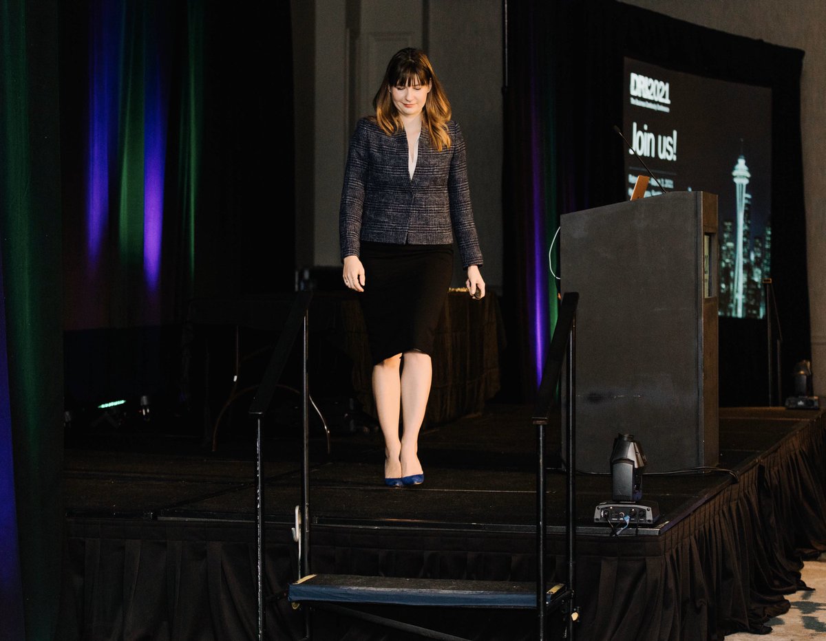 ChloeDemrovsky's tweet photo. #DRI2020 mic drop. 🎤 https://t.co/lDPxabtTLU