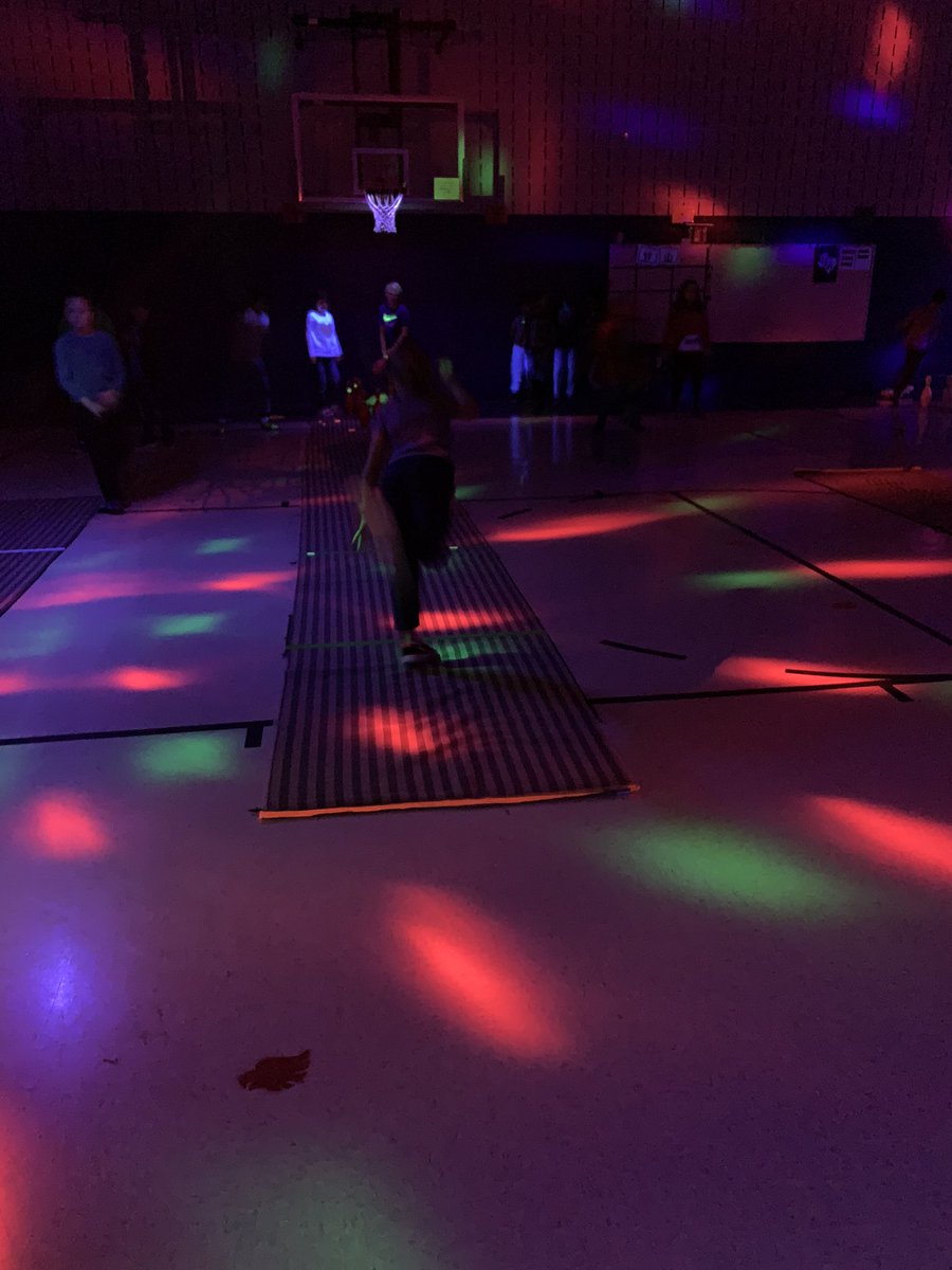 EagleRidgeKISD's tweet photo. Coach Landers has the gym all set up for some amazing cosmic bowling!!! #ERELimitlessFun #ERELimitlessLearning https://t.co/pirARRN2aR