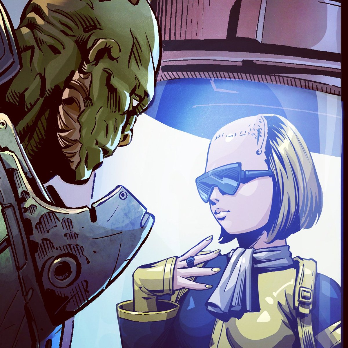 ExMakarov's tweet photo. You are so beautiful... to me :))
DreadCore cyberpunk comics wip #dreadcore #comics #дредкор #комикс #киберпанк #cyberpunk #love #android #scifi #comicscolor #comicspanel #comicsartist #comicsart #comic #comicbooks #emotions #digital #AlexExMakarov https://t.co/rCFyleVDoW
