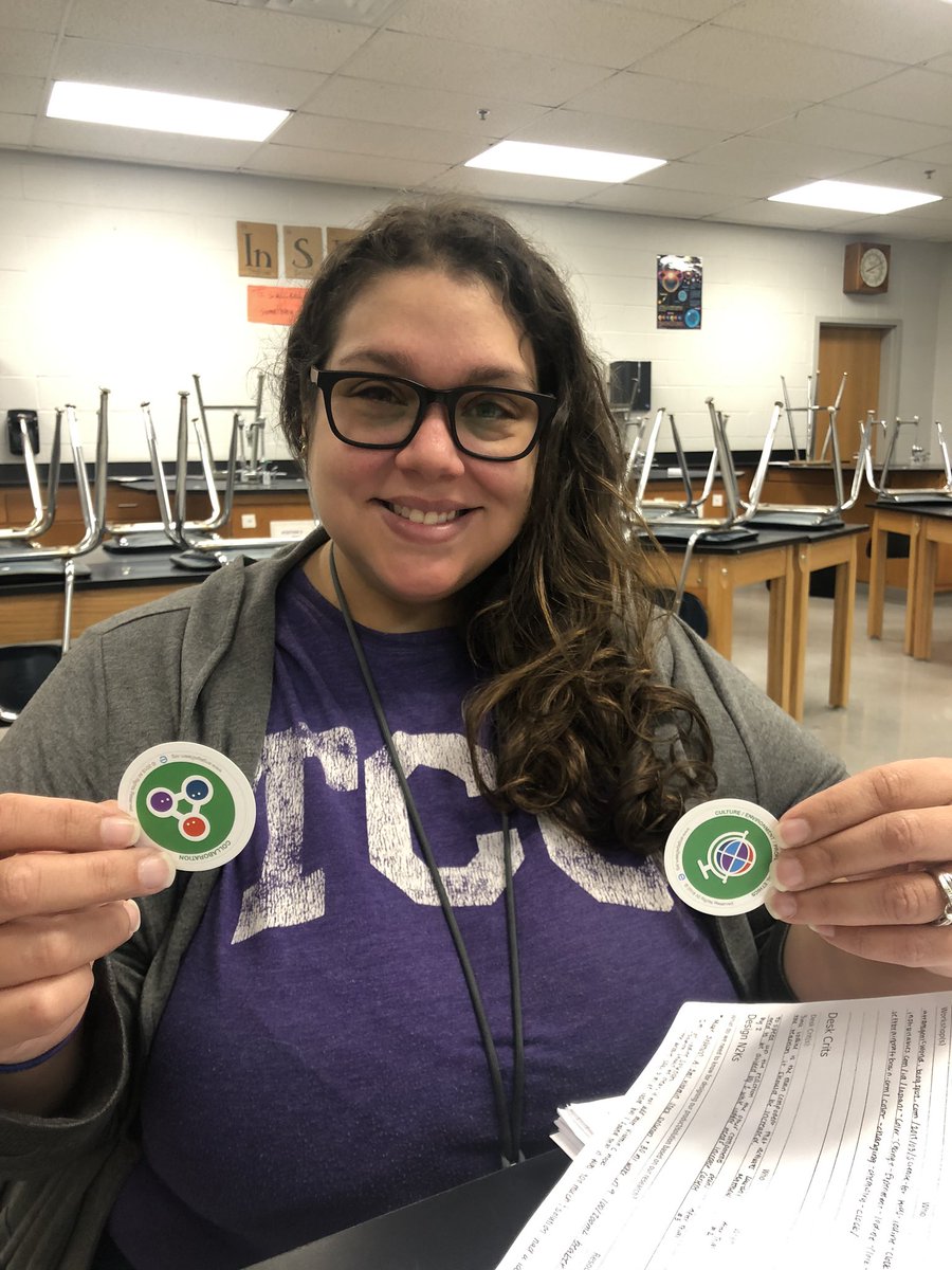 KV_AISDPL's tweet image. A HUGE congratulations to Ms. Torres @JamesBowieHS! She earned a badge today in Collaboration based on the systems and tools she is implementing in her classroom. (Pictured also with a previously earned badge). Thank you for what you do! 🎉🌟👊🏻#AISDActiveLearning @AISDLearning