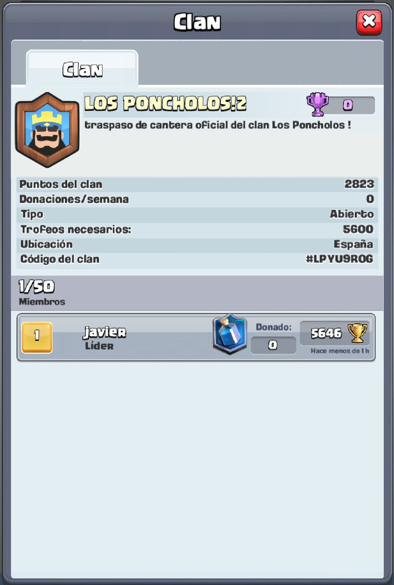 ➡️ Nueva Cantera:

▪️Recordamos a todas las   personas de la creación de una Cantera, enfocada para todas aquellas personas que no tengan trofeos necesarios para unirse al clan principal.

▪️No se requiere ninguna cantidad de trofeos para unirse.

▪️Activos en Guerra de clanes.