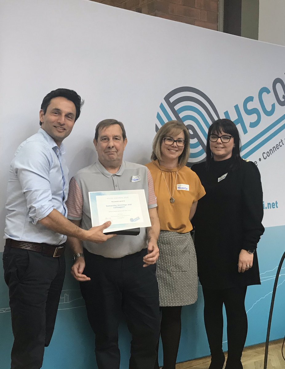 HSCQI's tweet photo. Samantha Jennings and @BelfastTrust win #HSCQI https://t.co/Q13biXcdj1