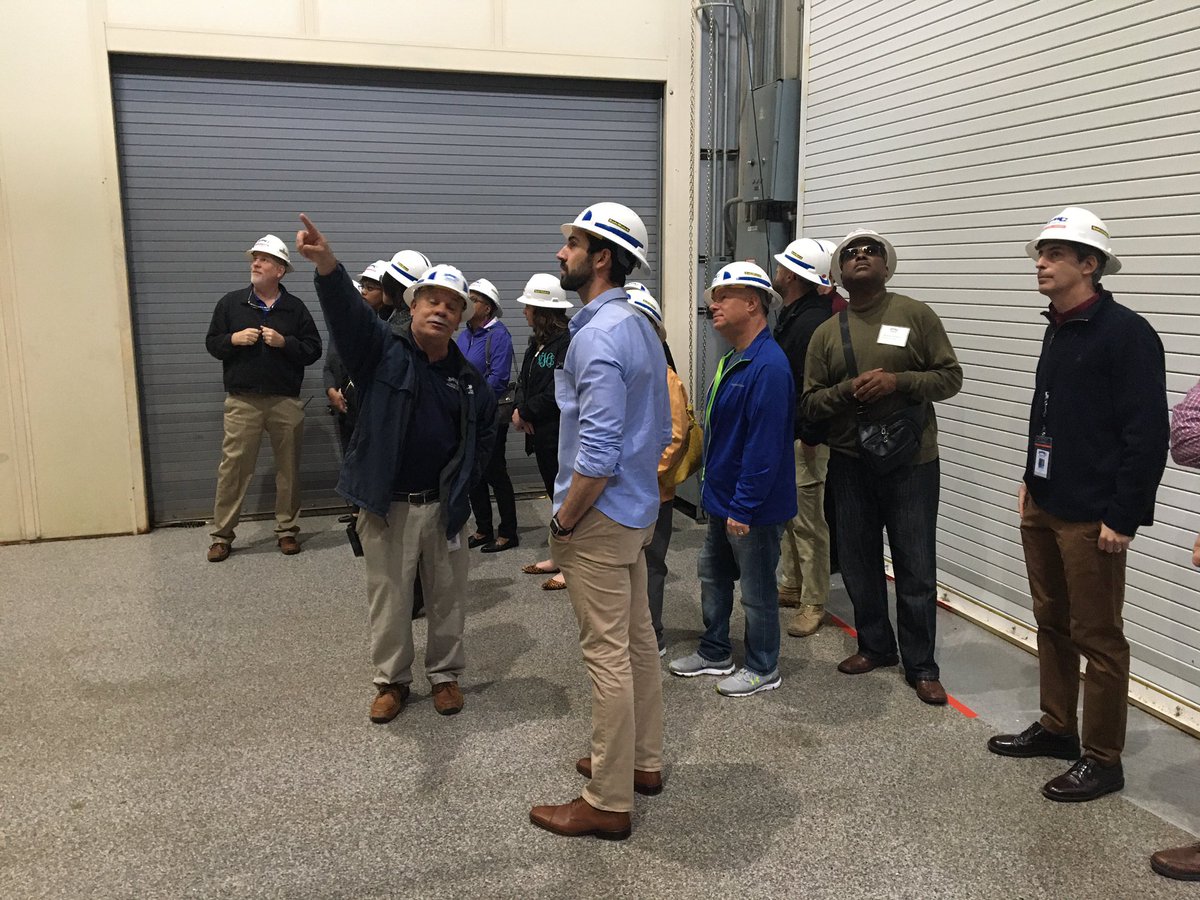 FAYPWC's tweet photo. Tour of the Butler-Warner Generation Plant ☑️ ... Next stop 🛑 the Cross Creek Wastewater Reclamation Facility. #PWCDay continues! https://t.co/XATxIY1uCD