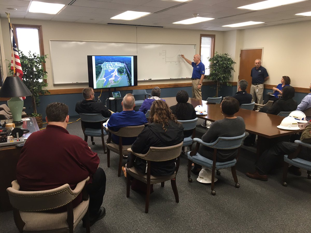 FAYPWC's tweet photo. Tour of the Butler-Warner Generation Plant ☑️ ... Next stop 🛑 the Cross Creek Wastewater Reclamation Facility. #PWCDay continues! https://t.co/XATxIY1uCD