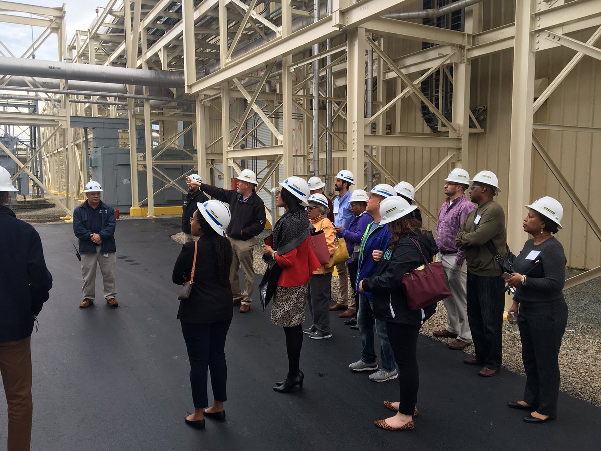 FAYPWC's tweet photo. Tour of the Butler-Warner Generation Plant ☑️ ... Next stop 🛑 the Cross Creek Wastewater Reclamation Facility. #PWCDay continues! https://t.co/XATxIY1uCD