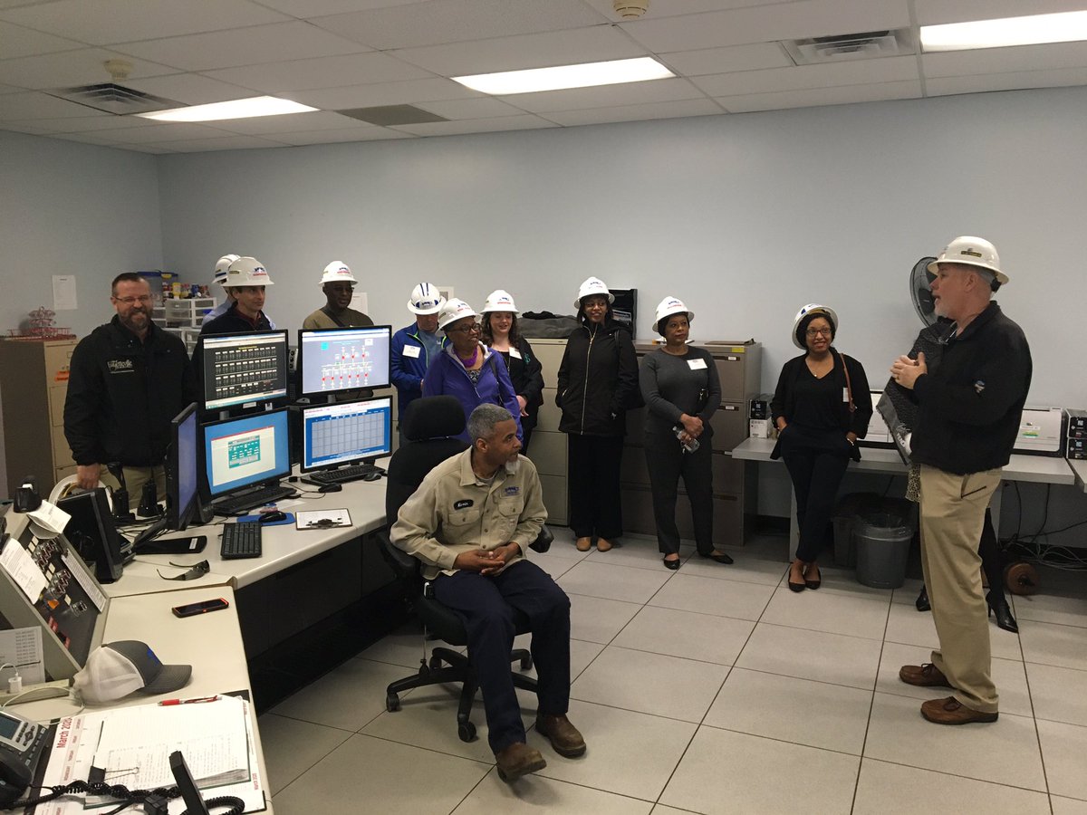FAYPWC's tweet photo. Tour of the Butler-Warner Generation Plant ☑️ ... Next stop 🛑 the Cross Creek Wastewater Reclamation Facility. #PWCDay continues! https://t.co/XATxIY1uCD