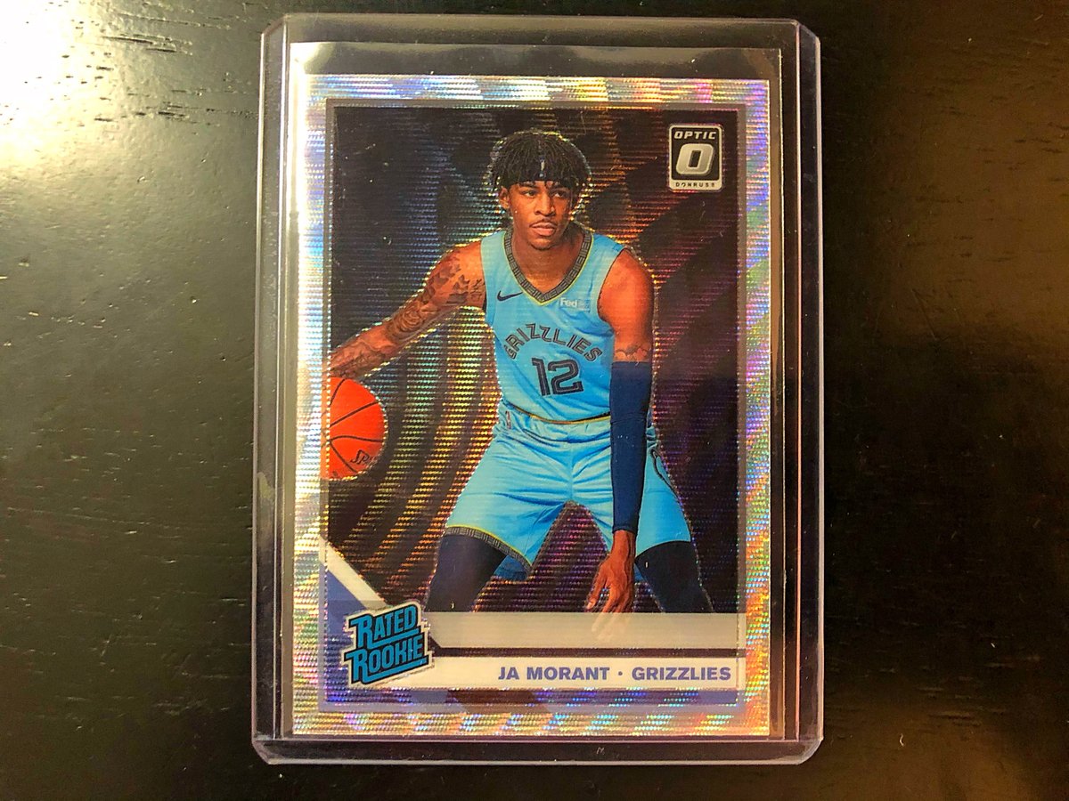 I really seem to ❤️ giving away Ja Morant cards... so, who wants an Optic Silver Wave Prizm??

RT &amp; Follow to enter to win this 🔥 card 

#Collect #TheHobby #WhoDoYouCollect