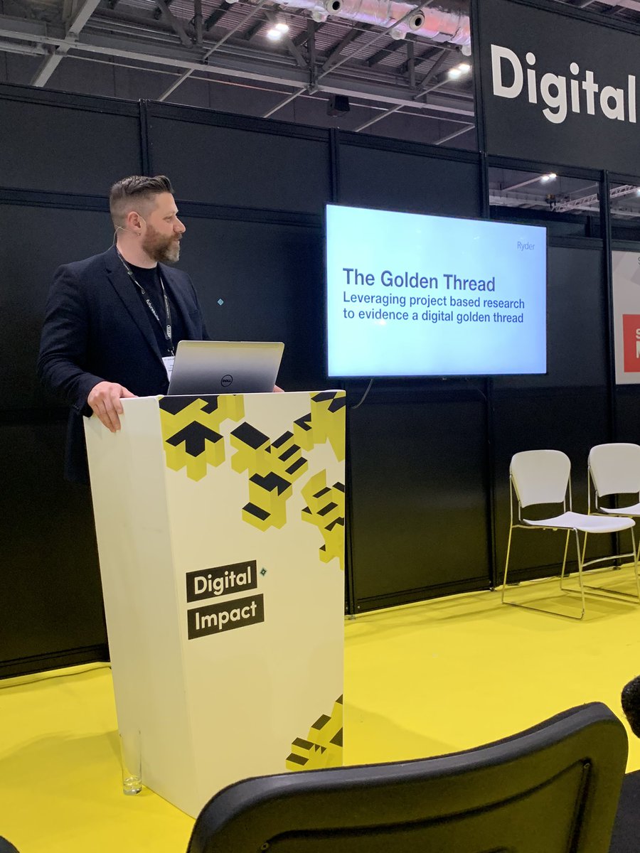 One of the best speakers in our industry, and good friend @OliverGFJones from <a href="/Ryder1953/">Ryder Architecture</a>  taking on the crucial subject of the #GoldenThread #Futurebuild2020.