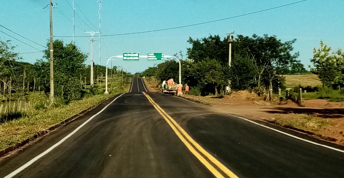 CCCSA13's tweet photo. Pavimentación Asfaltica Tramo Azotey a Kurusu de Hierro. https://t.co/en7PQ1Y11p