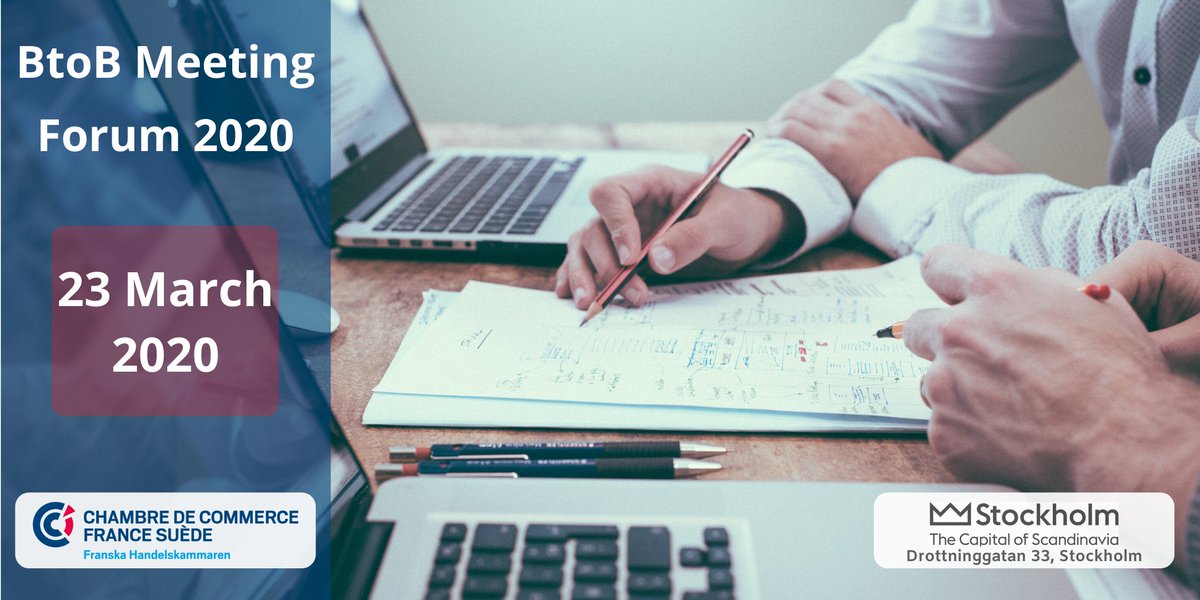 Do you plan to create or develop a business in Sweden? Do you have questions about running your business? In March, the French Chamber of Commerce in Sweden organises an exclusive BtoB forum.  

Check our website for more information and to register! :ccfs.se/sv/event/komma…