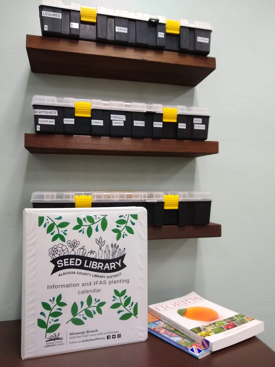 alachualibrary's tweet image. Great news growers! We&apos;ve created a new page dedicated to our #seedlibraries, complete with an FAQ and staff blogs dedicated to #seeds, #gardeningtips, and more!
aclib.us/SeedLibrary