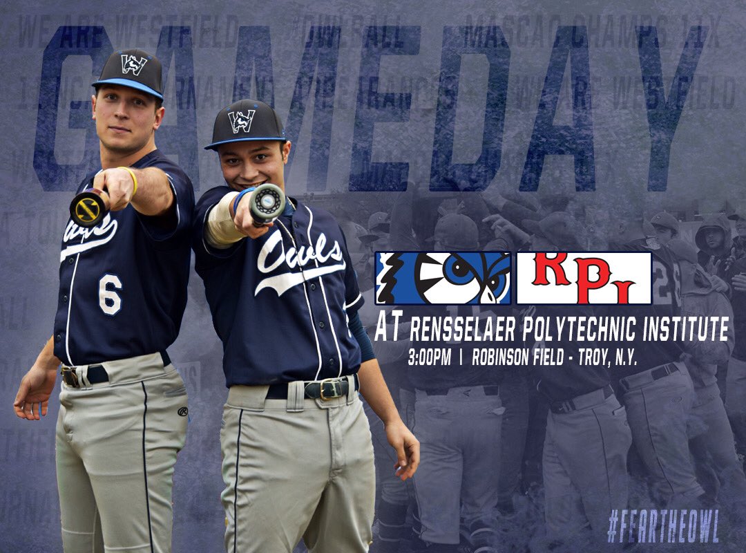 WSUOwlsBaseball's tweet photo. It’s finally here! The Owls head up to RPI to take on the Engineers for the opening day of the 2020 season #GiddyUp #OwlBall 

📍Troy, N.Y.
📊 https://t.co/4S16nHNCcj https://t.co/0vYpieraUI