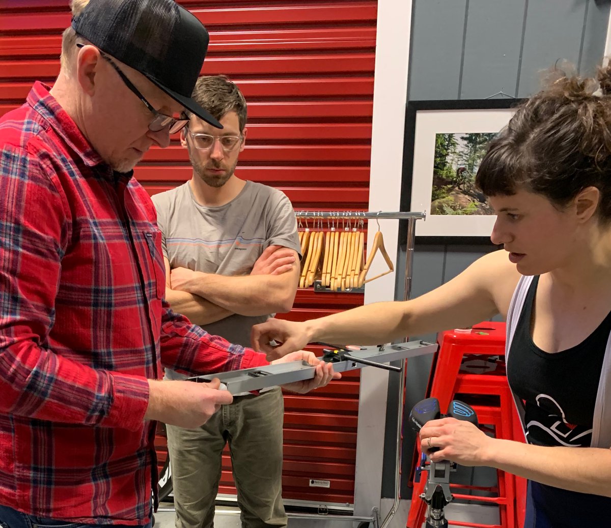 Askthefitter's tweet photo. Dave Howells #BikeFit #Pro #instructor showing off the #Fitstick by #FitKit #bikefitting #bikefit #fittool #saddlechanger #bcbikerace #bcbikefit #physicaltherapist #clinical https://t.co/2tAKhKoh78