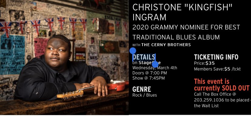 .<a href="/cernybrothers/">The Cerny Brothers</a> on the road with @_kingfishbluez - tonight I. #Fairfield #Connecticut at FCP!