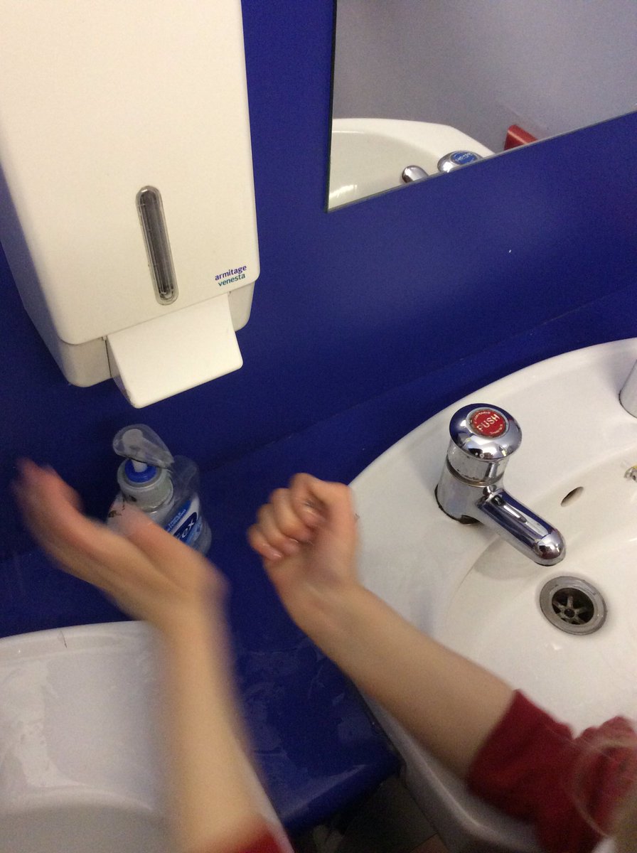 Recstjosephs1's tweet photo. Reception children have been talking about the Corona Virus and how to keep ourselves safe and germ free. Today we all learned how to wash our hands properly whilst singing ‘happy birthday’. #littlethings #handwashing #important #germfree #alwayslearning #reception https://t.co/0NVgESPx2T