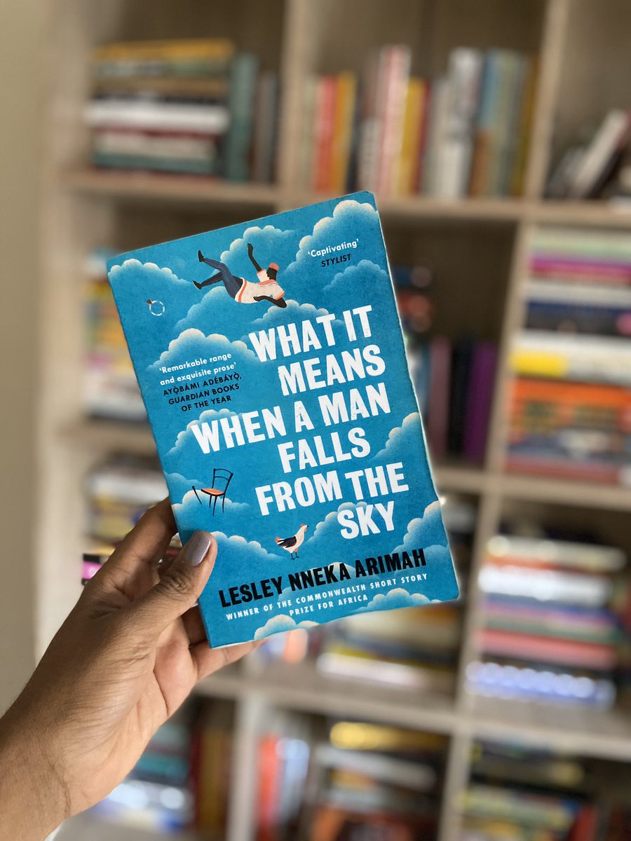 Book 8: What it means when a man falls from the sky by  @larimah This collection of short stories is one of the most delicious things to read. The prose is out of this world. A wonderful collection.