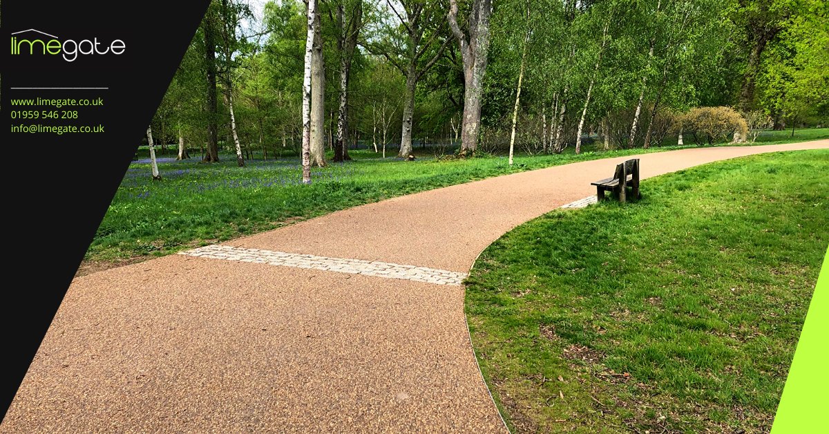 LimegateGroup's tweet photo. Another amazing installation by the team at Wakehurst Place for @nationaltrust laying 2,500 square metres of #Resinbound surface to all the forest footpaths within the gardens. Paving system used: @addagrip Terrabase - the perfect system for pedestrian footpaths. #resin https://t.co/LUgzvr0yL1