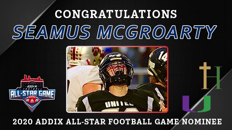 addixgear's tweet photo. Seamus McGroarty @McgroartySeamus of Kalamazoo United (Hackett) @HackettCatholic was nominated for the 2020 Addix All-Star Football Game benefiting @Gildas_Club_GR.

https://t.co/7DWcPm48Mj

@addixasg @kalamazoounited https://t.co/Xzfmq1tvTe